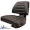 A & I Products Seat w/ Trapezoid Backrest, BLK, 300 lb / 136 kg Weight Limit 26" x19" x12" A-T222BL - alternate 1